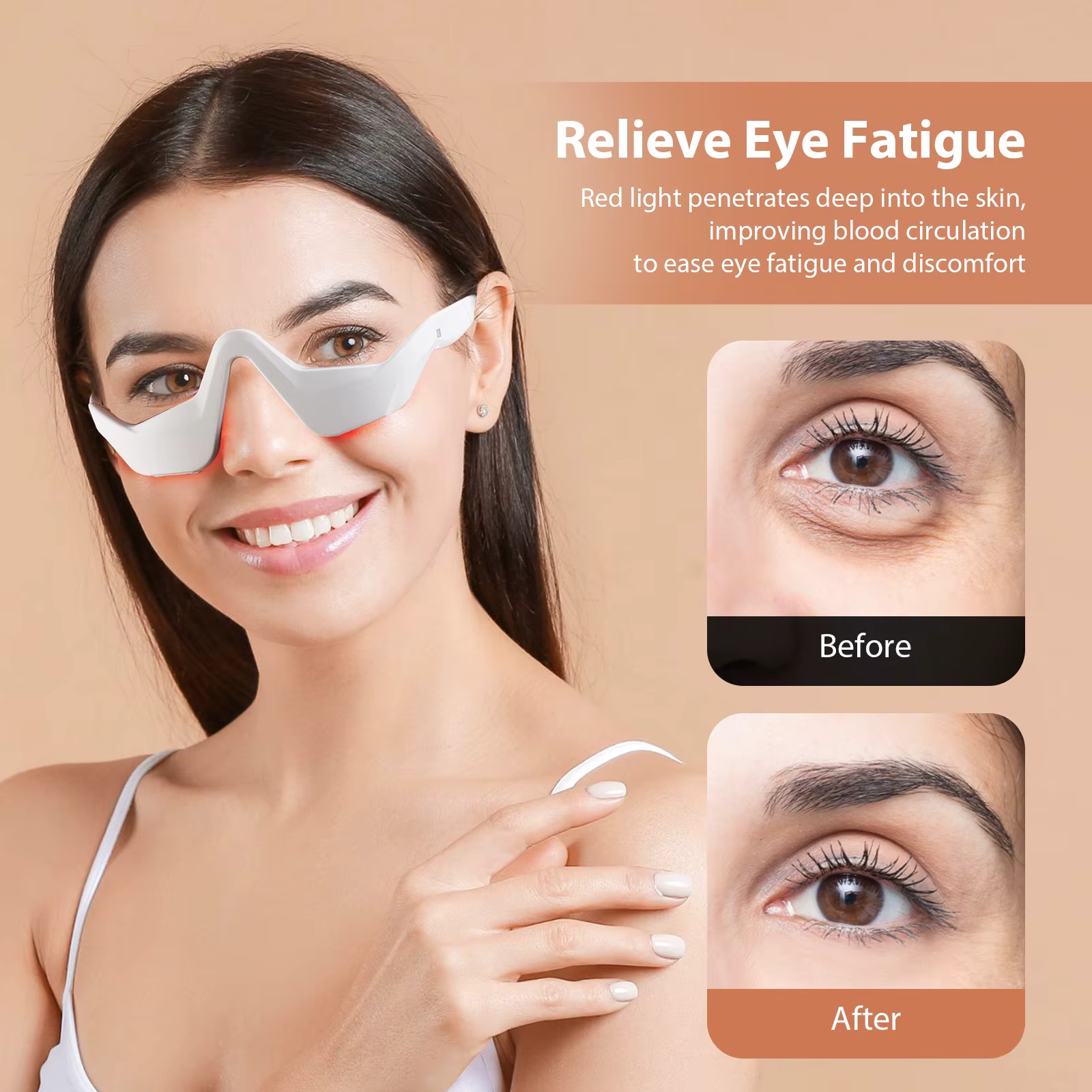 Gafas Masajeadoras de Ojos con - Light Therapy Glasses reseña y precio