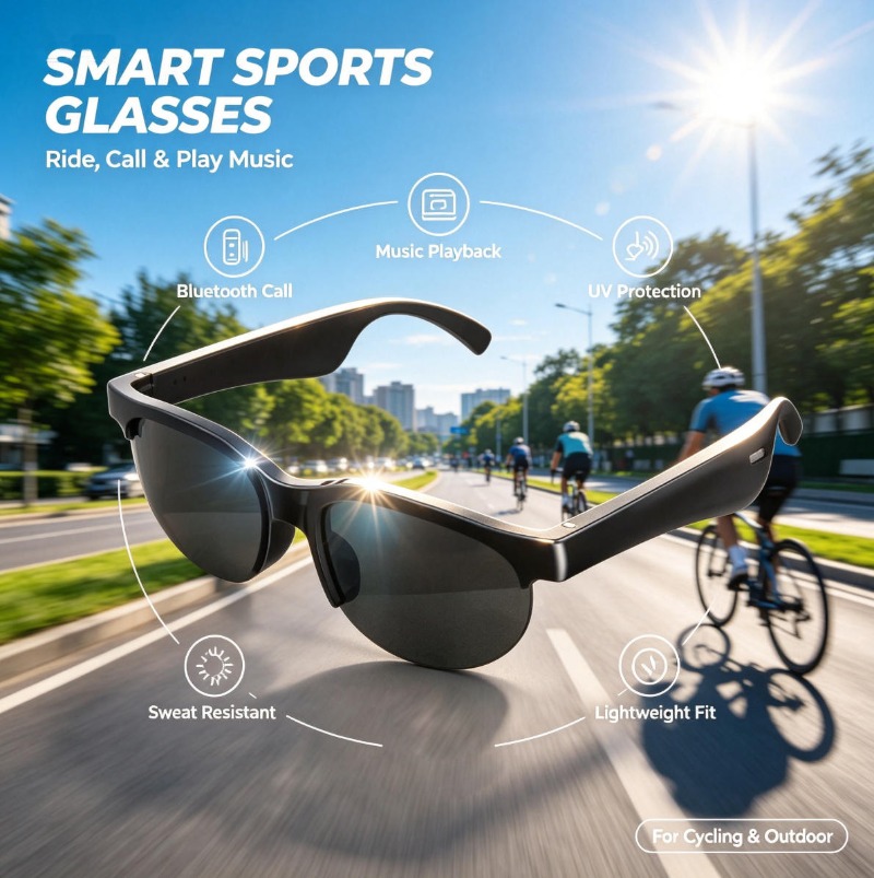 Lentes Inteligentes con Blueto - Smart Glasses Lens reseña y precio