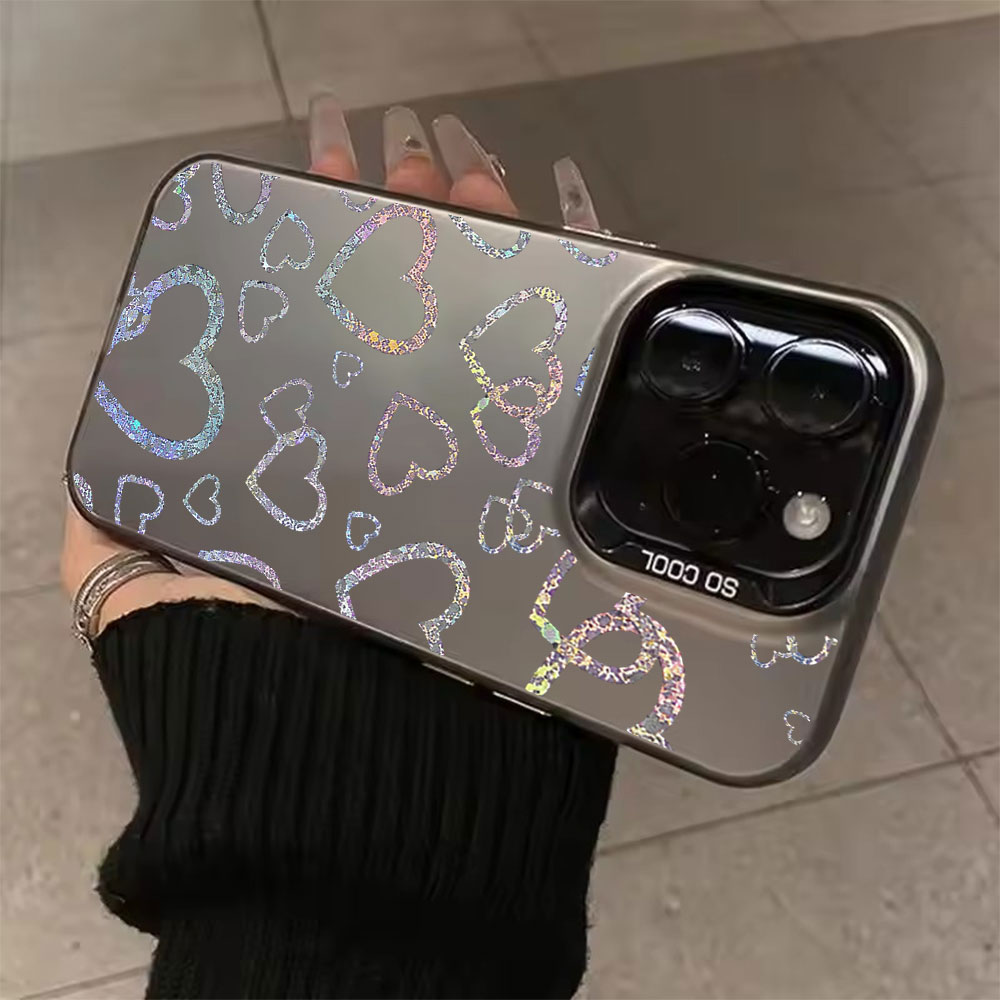 Funda con estampado de corazon - Apple Iphone 16 reseña y precio