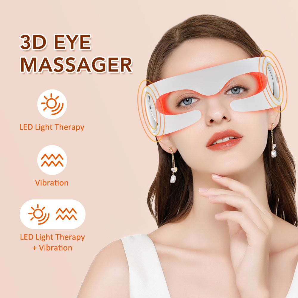 Masajeador de ojos con luz roj - Light Therapy Glasses reseña y precio